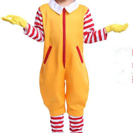 Christmas Children's Adult Clown Costume — in use