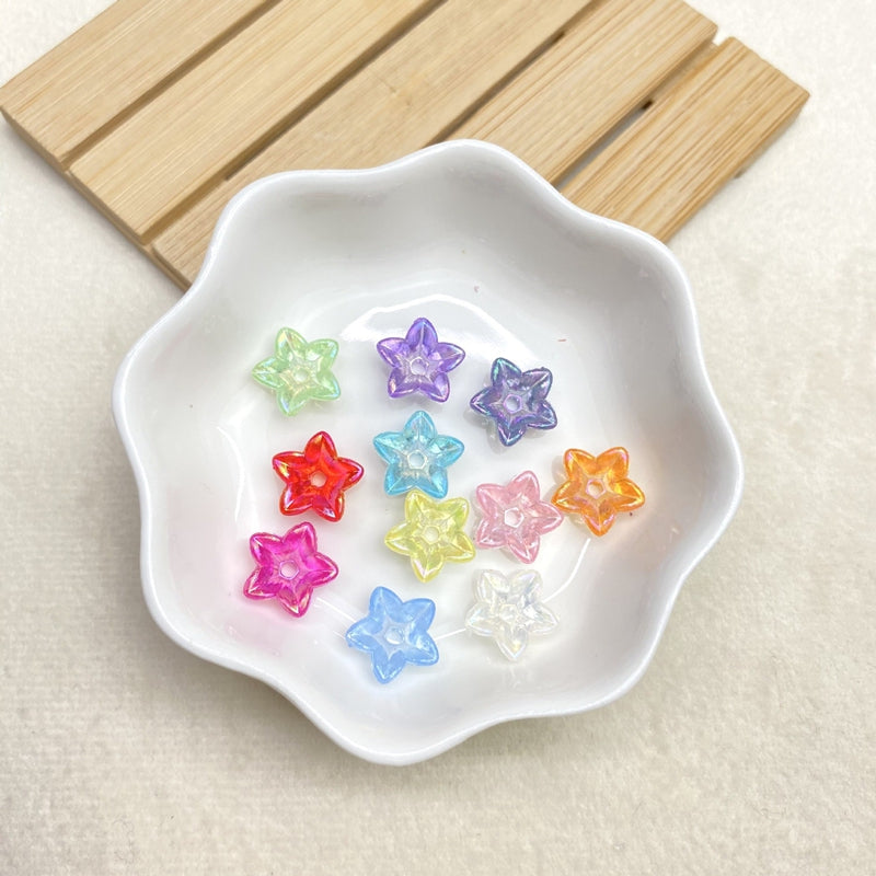 Translucent Flat-Back 5-Petal Acrylic Flower | Magic Stories