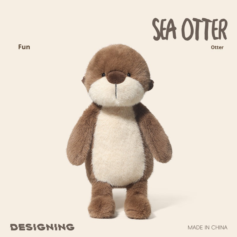 Cute Little Sea Otter Plush Toy Super Soft | Magic Stories