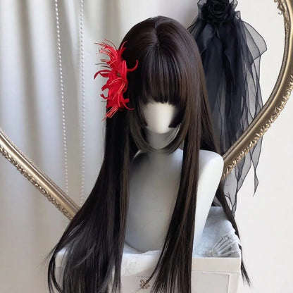 Synthetic Fiber Full Head Wig - Natural | Magic Stories