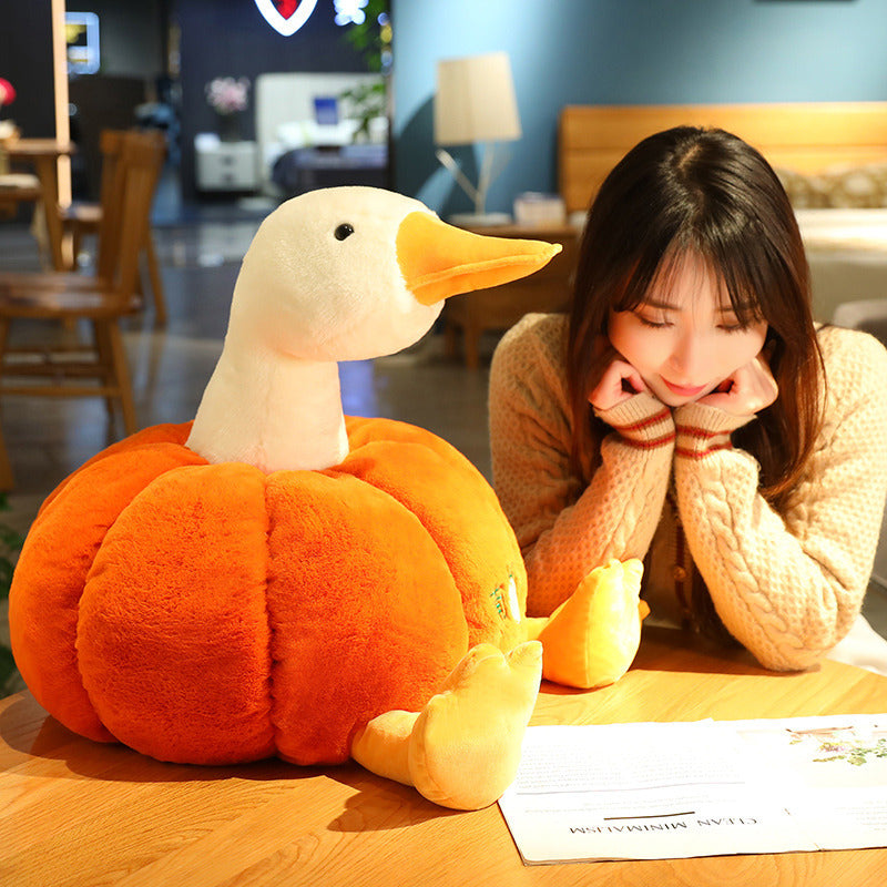 Pumpkin Duck Plush Doll Creative Funny | Magic Stories