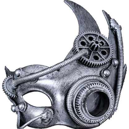 Mechanical Steampunk Retro Half Face Mask | Magic Stories