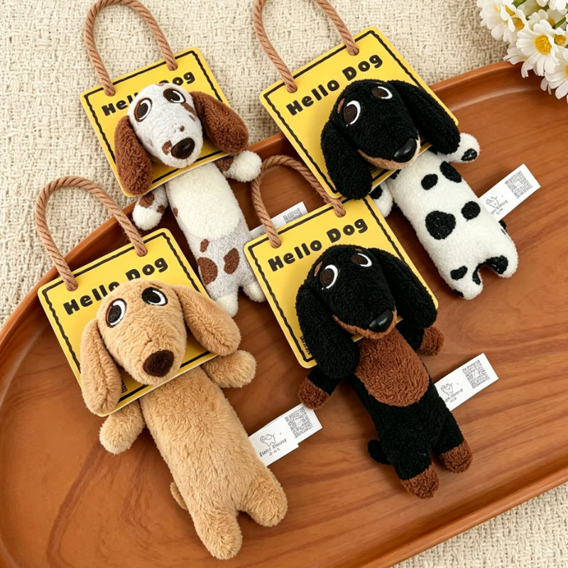 Plush Stuffed Toy, Working Dachshund, Bag | Magic Stories