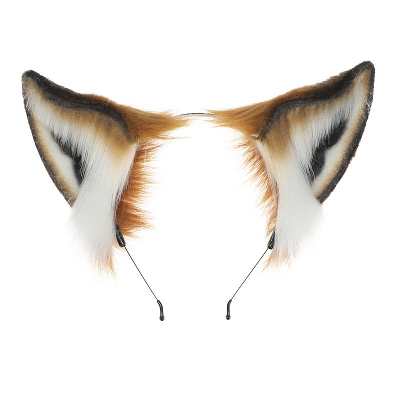 Simulation Animal Ears Hair Accessories Plush Headband — packaging