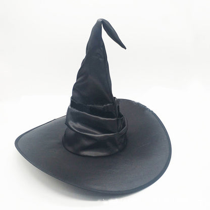 Halloween Costume Witch Spider Pendant Witch Hat Black Cloak Nose Eyes Suit — packaging