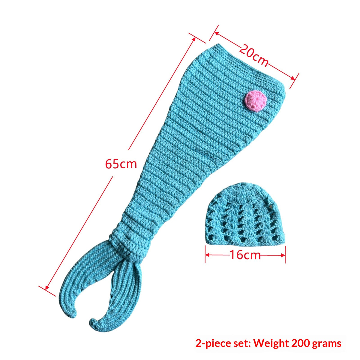 Cute Baby Photography Mermaid Costume Prop | Magic Stories
