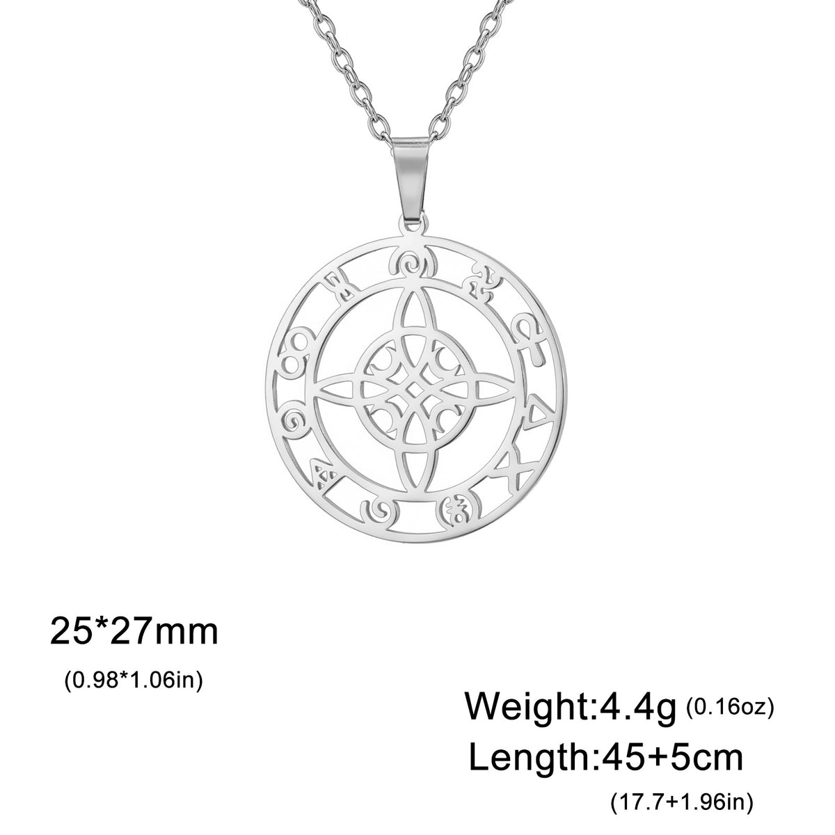 Ring Hollow Witch Knot Moon Pendant | Magic Stories