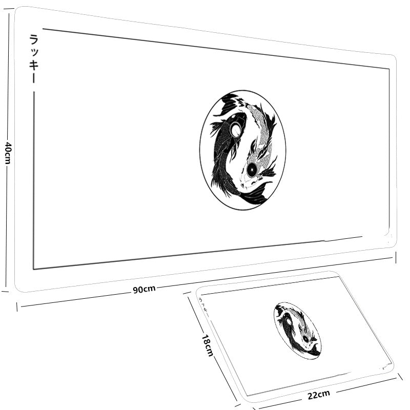 Big Anime Fish Mouse Pad | Magic Stories