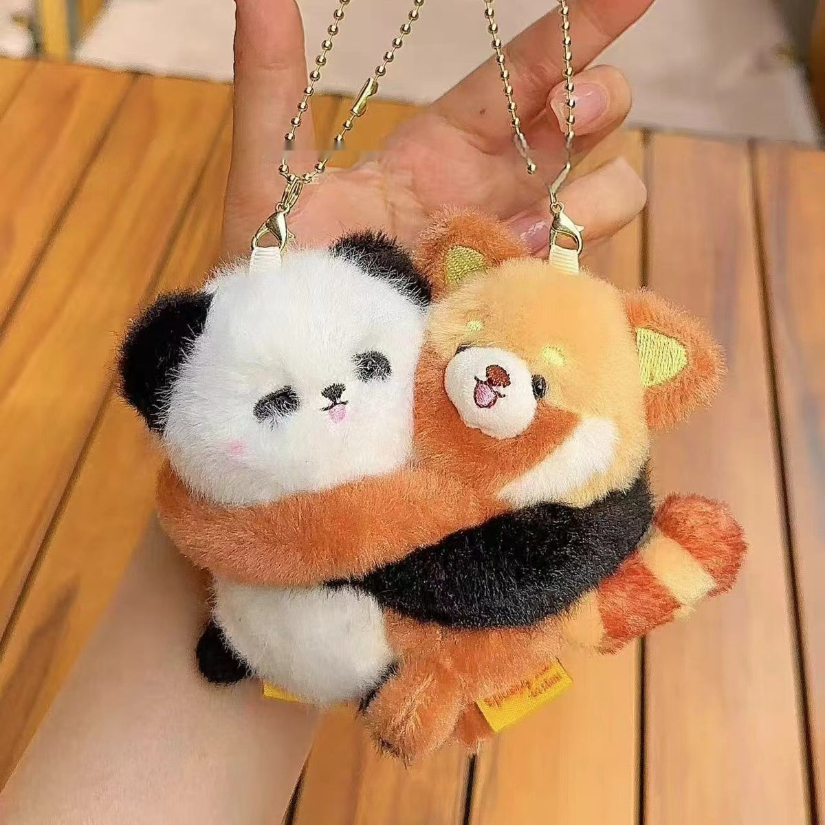Animal-themed Couple Plush Keychain Pendant | Magic Stories