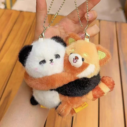 Animal-themed Couple Plush Keychain Pendant | Magic Stories
