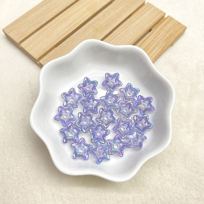Translucent Flat-Back 5-Petal Acrylic Flower | Magic Stories