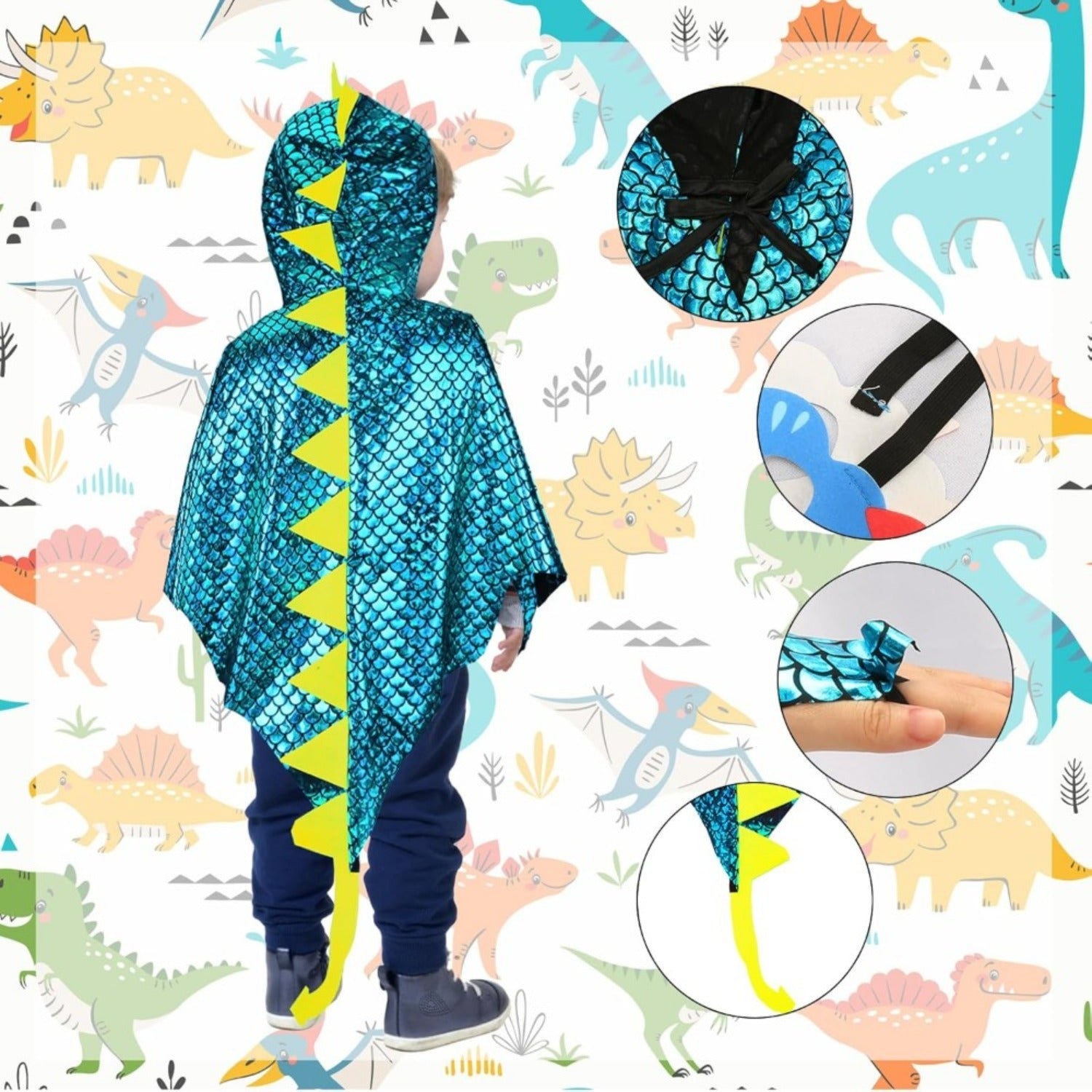 Halloween Dinosaur Cape, Halloween Cosplay | Magic Stories
