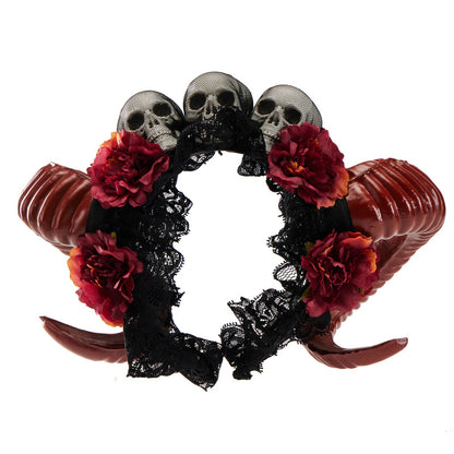 Lace Rose Headband Lolita Halloween | Magic Stories