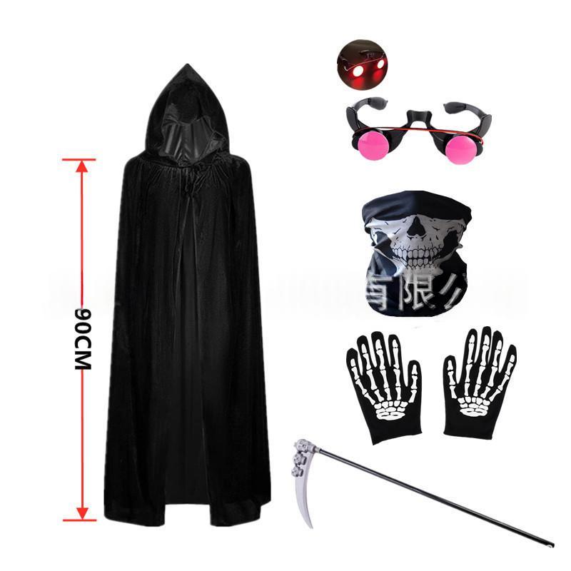 The Red-eyed Grim Reaper Wears A Halloween | Magic Stories