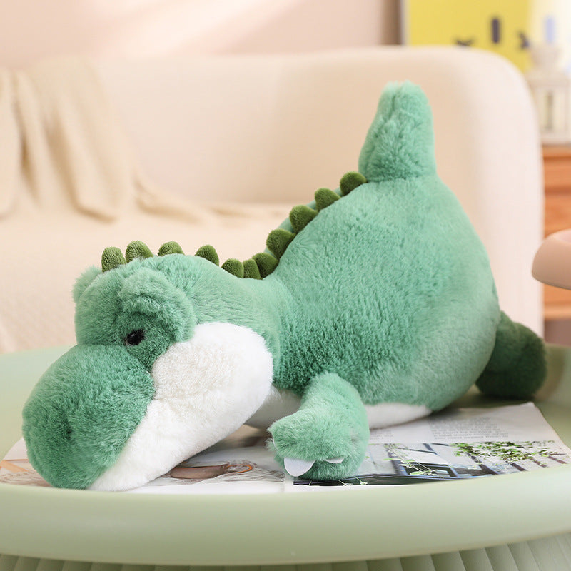 Lying Dinosaur Smiling Child Sleeping | Magic Stories