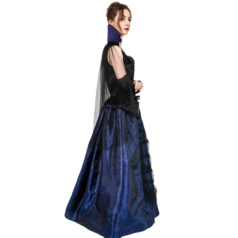 Halloween Women's Vampire Role-playing Party Costume — side view