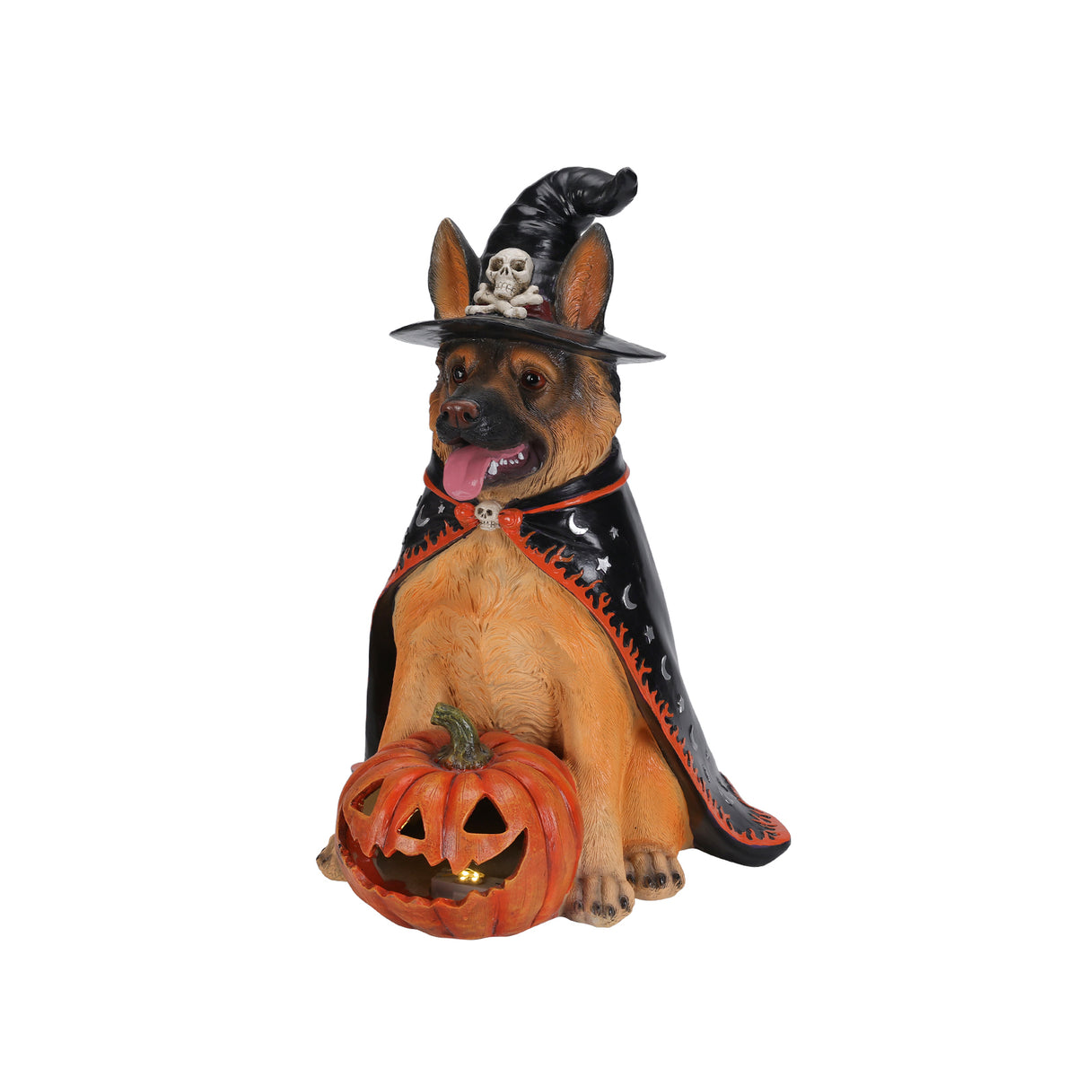 Halloween German Shepherd Dog Statue, Large | Magic Stories