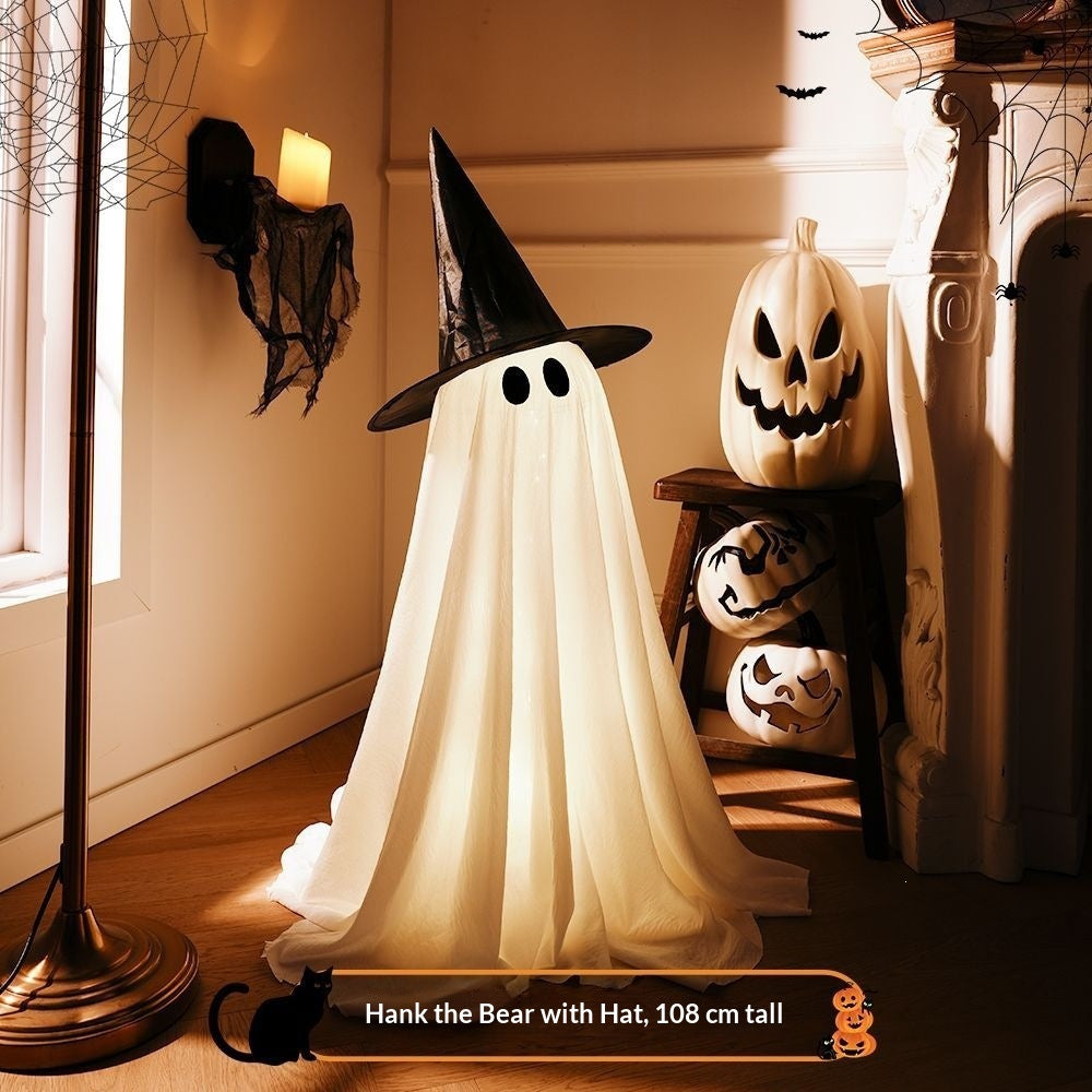 Halloween Pumpkin Lantern Ghost Decoration Prop — packaging