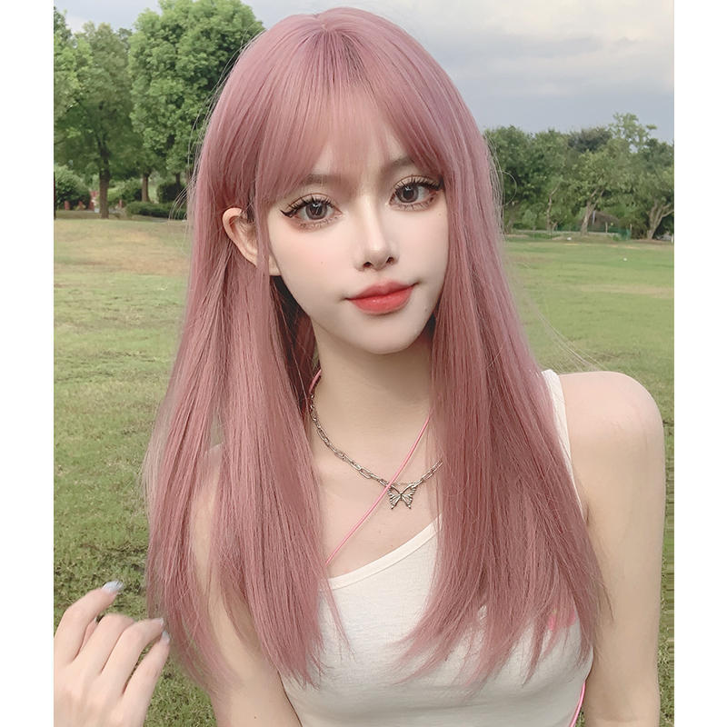 Wig Female Long Hair Summer Lolita — side view