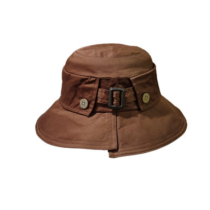 All Matching Japanese Style Streetwear Retro Sun Hat That Flatters The Face For Fall And Winter — scale reference