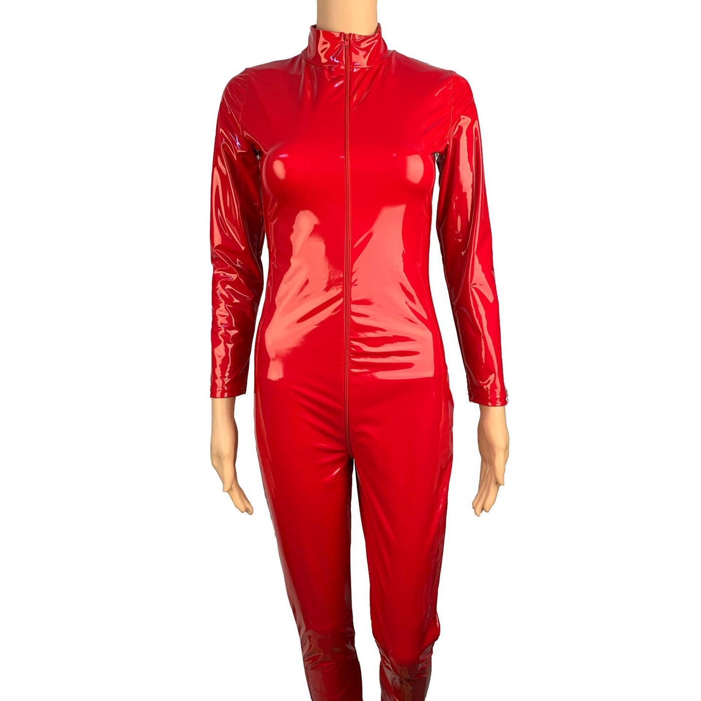 Patent Leather Halloween Wings Angels & Demons Costume — back view