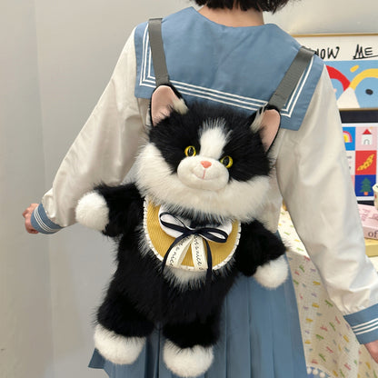 Cute Cat Backpack Plush Doll Bag | Magic Stories