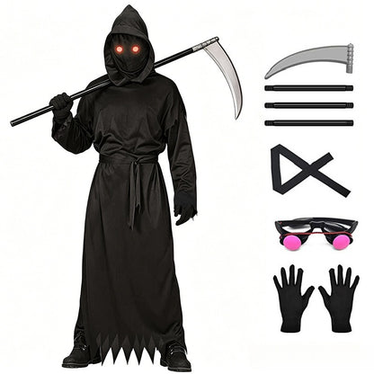 Grim Reaper Costume, Halloween Grim Reaper Costume — back view