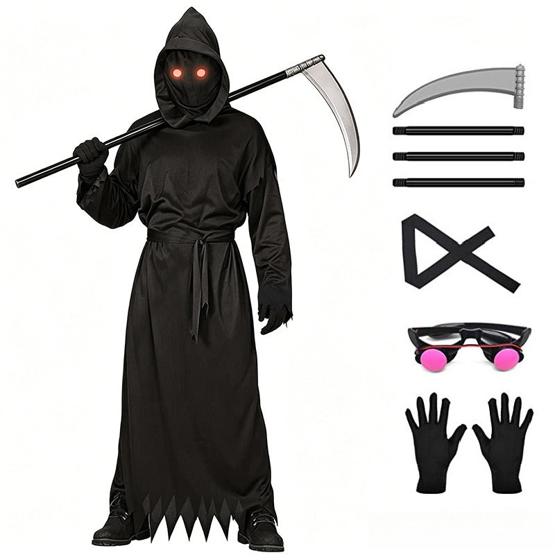 Grim Reaper Costume, Halloween Grim Reaper Costume — back view