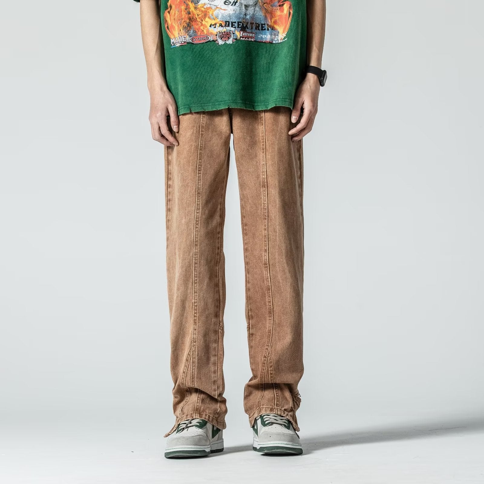 Harajuku Art Youth Fashion Versatile Jeans
