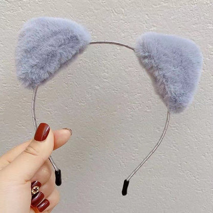 Plush Cat Ear Headband Hairpin For Hair | Magic Stories