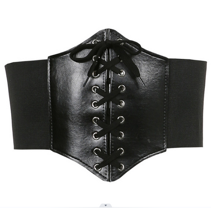 Yangelo Fairy Grunge Women Dress Deep V Neck Goth — back view