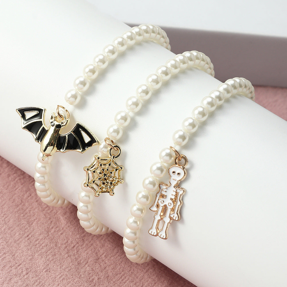 Pendant Pearl Halloween Bracelet — packaging