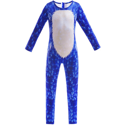 Halloween Children's Costume Anime Character Cosplay Clothes Jumpsuit — side view