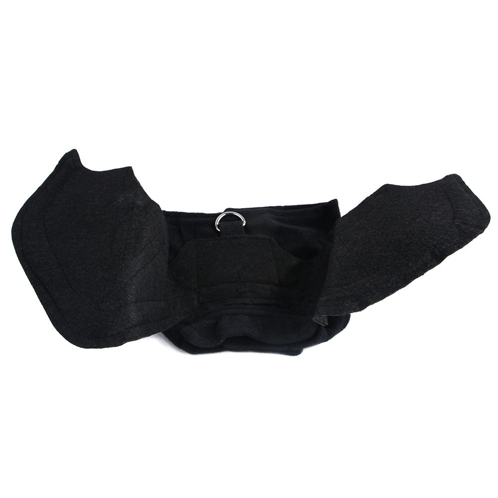 Dog Clothes Halloween Bat Wings Cat Dog Spider Costume — back view