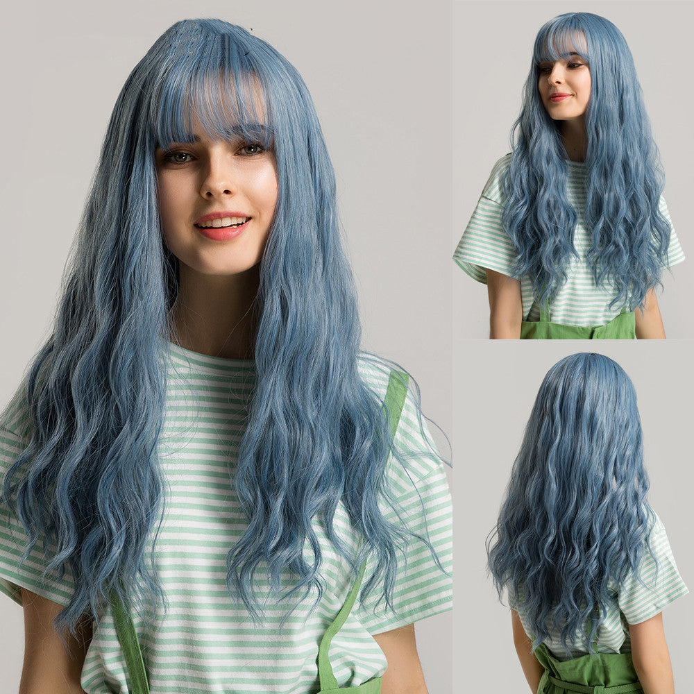 Halloween Cosplay Synthetic Wig — side view