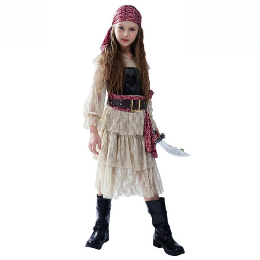 Lace Pirate Skirt Girl Pirate Cos Party | Magic Stories