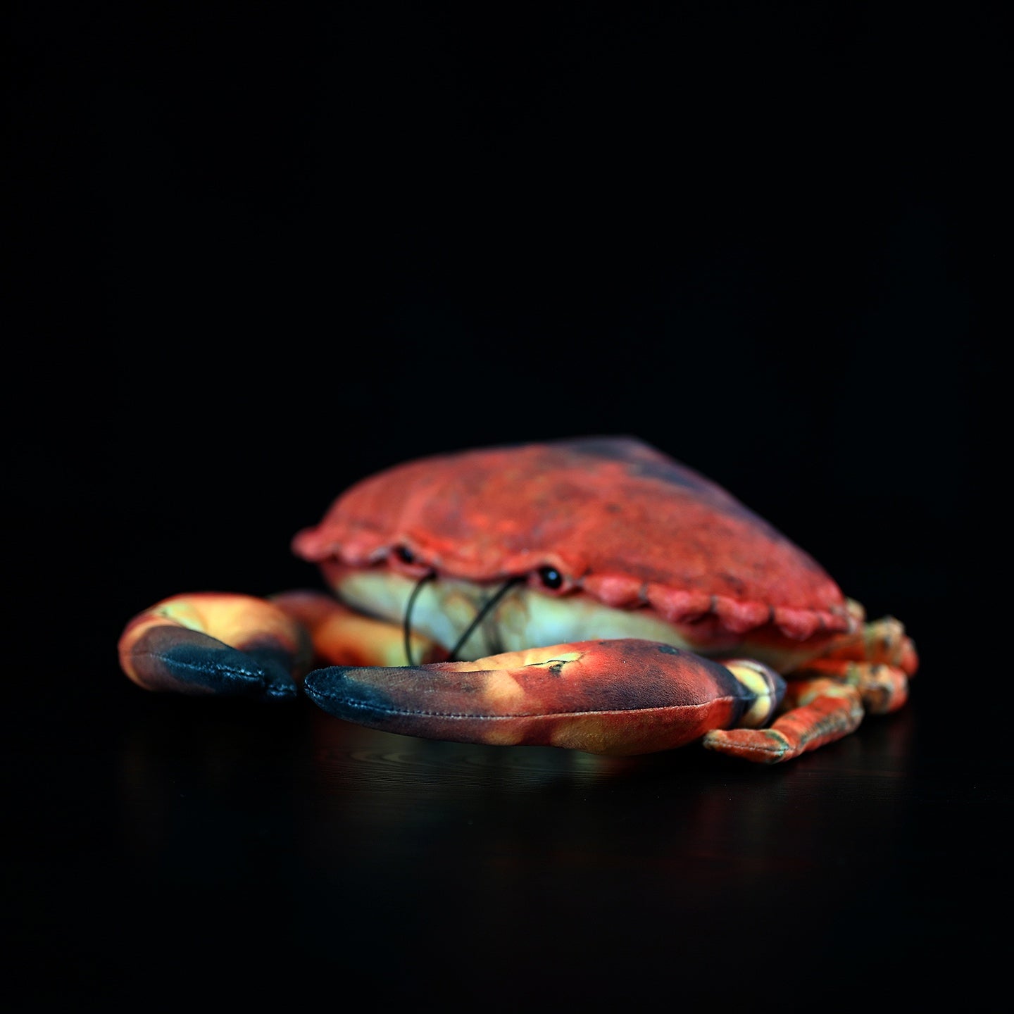 Simulated Plush Ginkgo Crab Plush Toy — back view