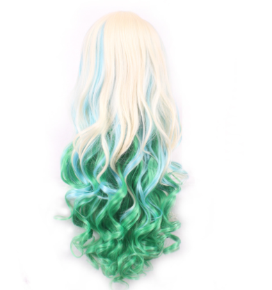 Big Wavy Curly Hair Multicolor Cosplay Wig | Magic Stories