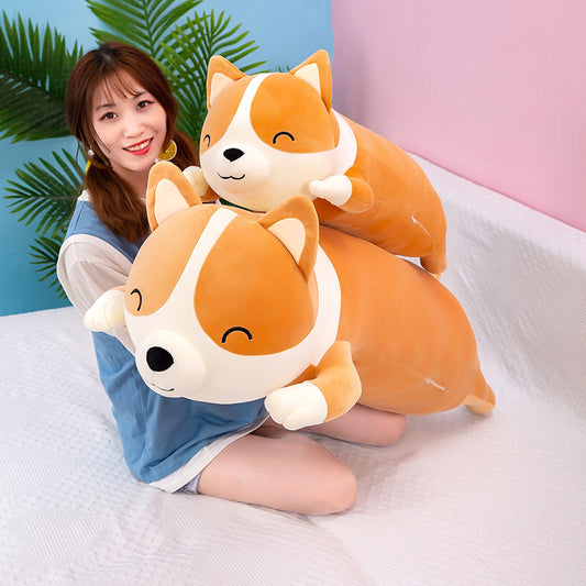 Lying Corgi Plush Toy Cute Doll Pillow | Magic Stories
