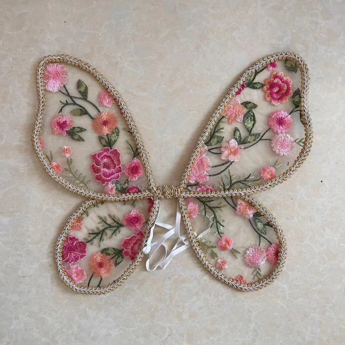 Lace Wing Fairy Wand Set Cosplay Photo Prop — back view