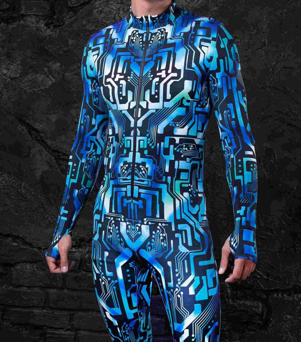 Tights 3D Digital Printing One-piece Play Costume — side view