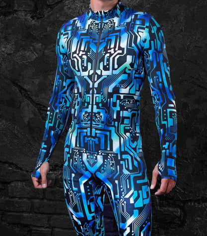 Tights 3D Digital Printing One-piece Play Costume — side view