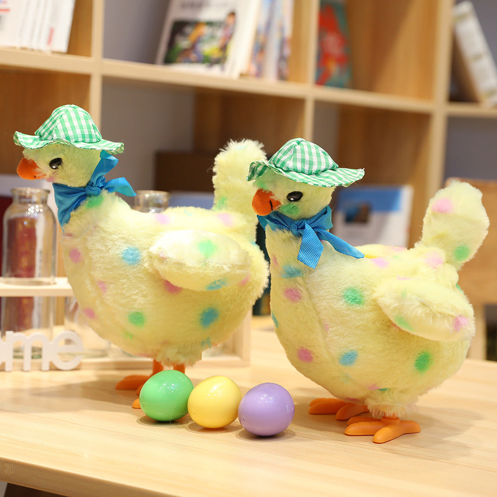 Plush Toy Under Laying Hens Electric Plush | Magic Stories