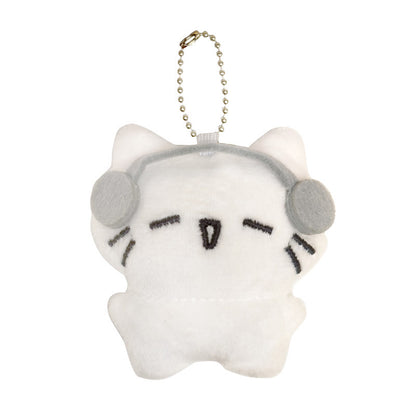 Headphone Cat Plush Keychain Pendant | Magic Stories