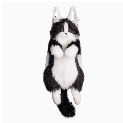 Cow Cat Backpack Simulation Plush Toy — packaging