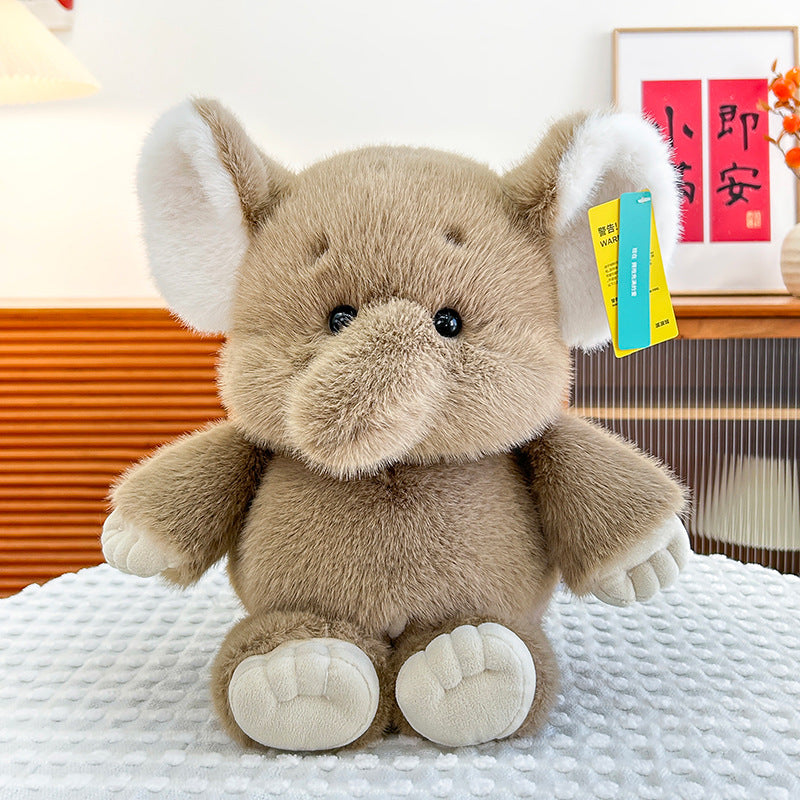 Plush Toy Cute Elephant Doll Fox Cow — packaging