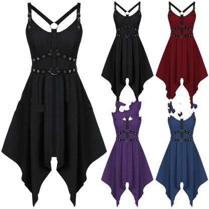 Irregular Dress Gothic Punk Dress