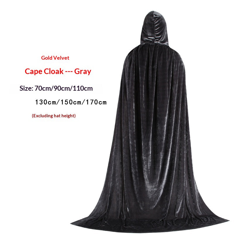 Golden Velvet Wizard Witch Prince Cloak | Magic Stories