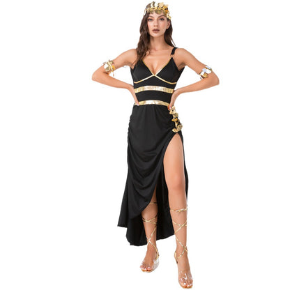 Halloween Cleopatra Costume Black Evening | Magic Stories