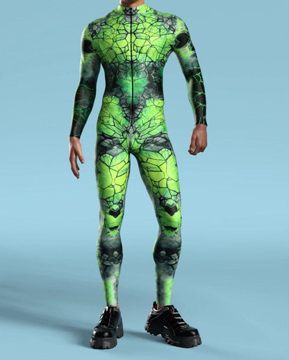 Million Holy Festival New Tights Printed Performance Costume — detail